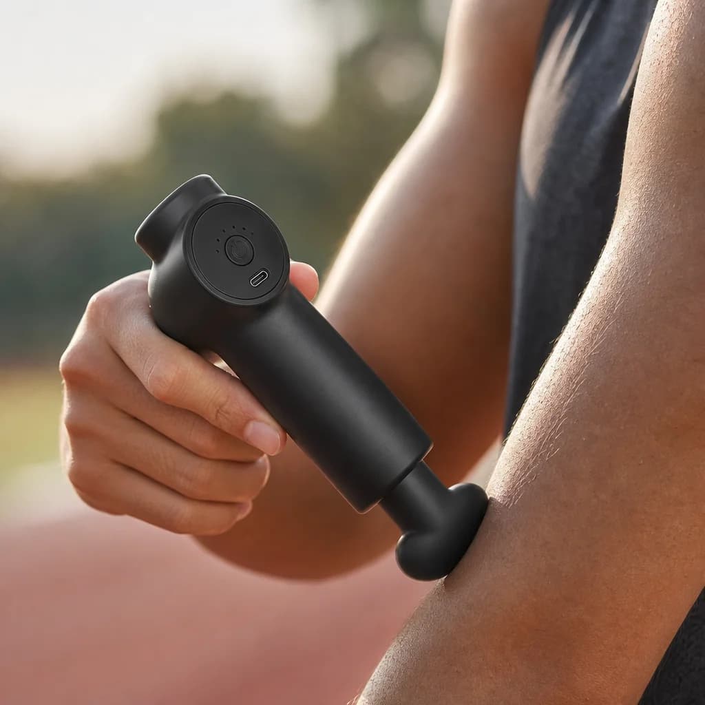 REVVOLT Mini Massage Gun — 4-Head Portable Recovery Tool 5